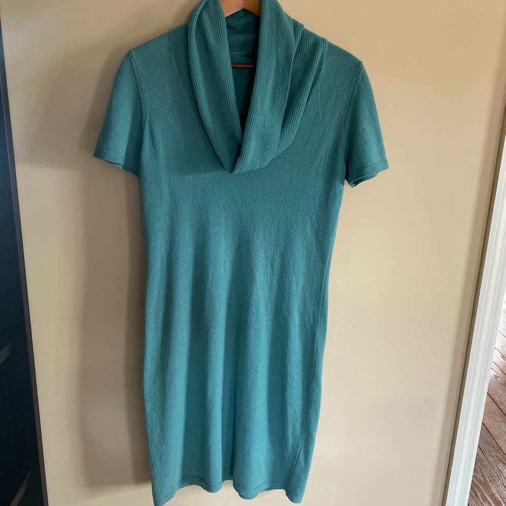 Short sleeved sweater dress